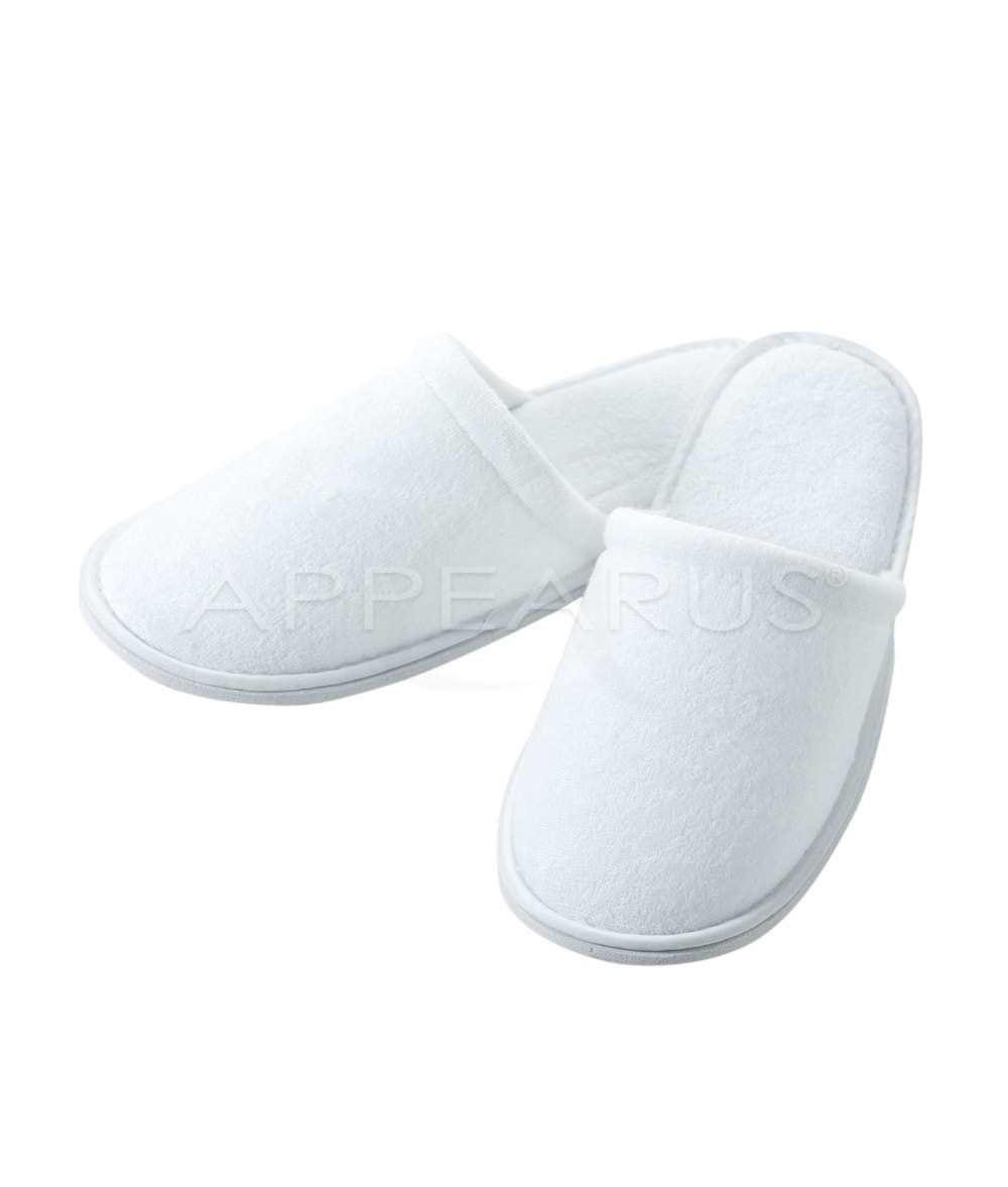Fine Terry Slippers / Closed Toe - Spa Supplies - Appearus Products